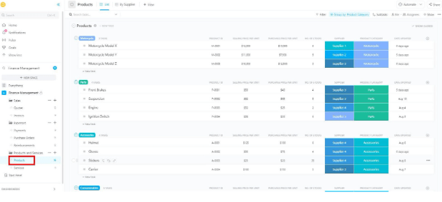 ClickUp Financial Management Template
; Amortization Schedule Template
