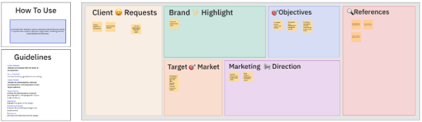 ClickUp Design Brief Whiteboard Template : product design templates