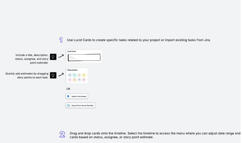 Basic Gantt Chart Template : lucidchart gantt chart templates