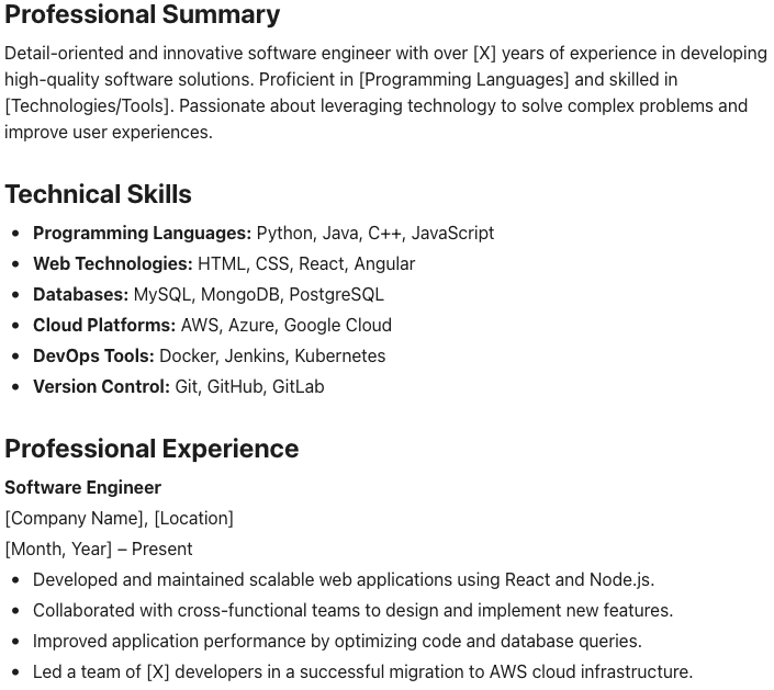ClickUp Resume Template : Brag Document Templates