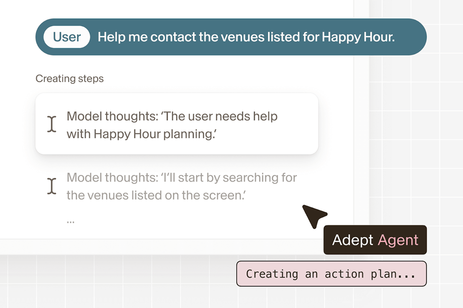 Adept AI (Best for enterprises automating complex workflows across applications)