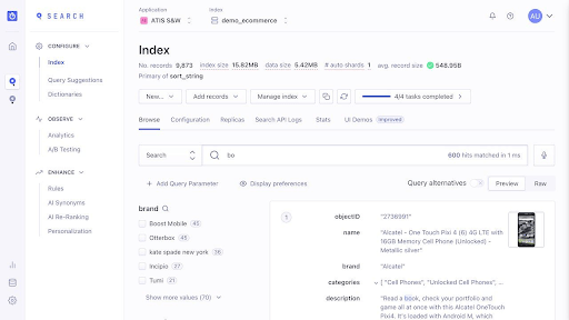 Algolia: gosearch ai alternatives