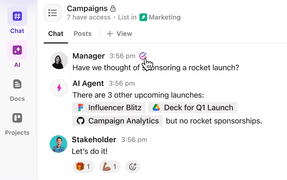Keep your billable hours visible and client work on track with ClickUp