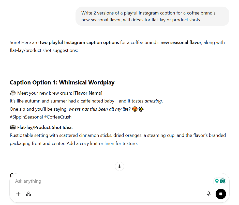 ChatGPT Prompt 5: how to create a social media calendar with chatgpt