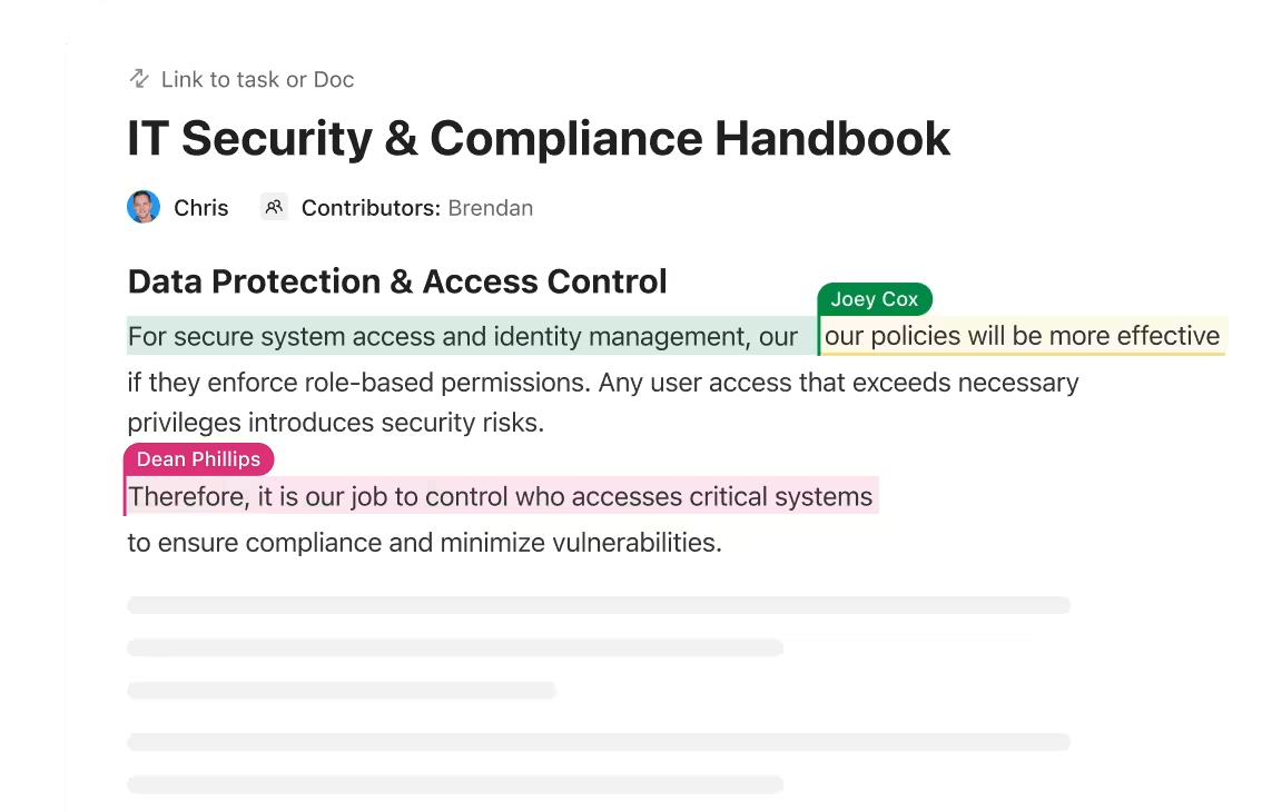 ClickUp Docs