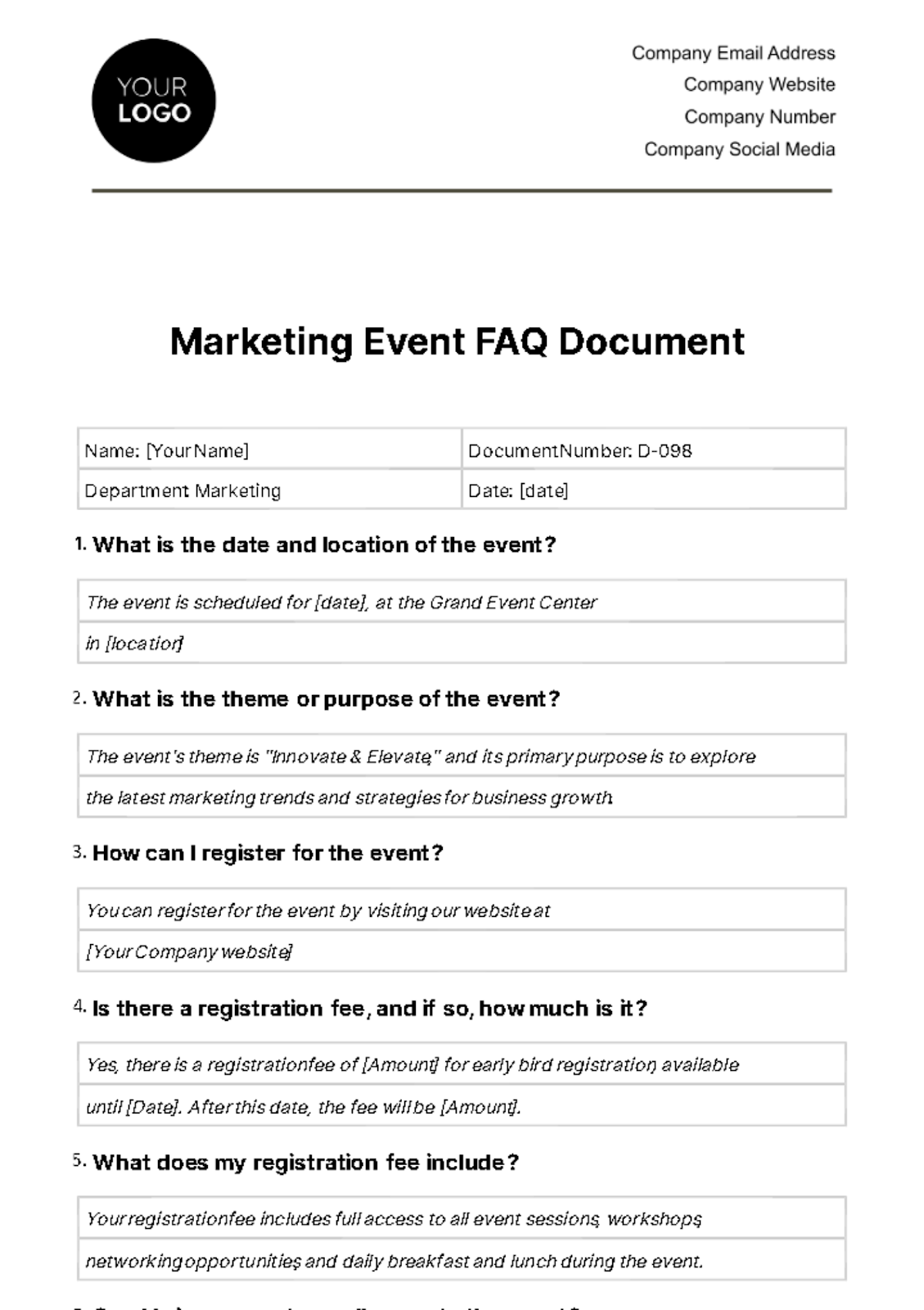 20 Ready-to-Use FAQ Templates for Clear Communication