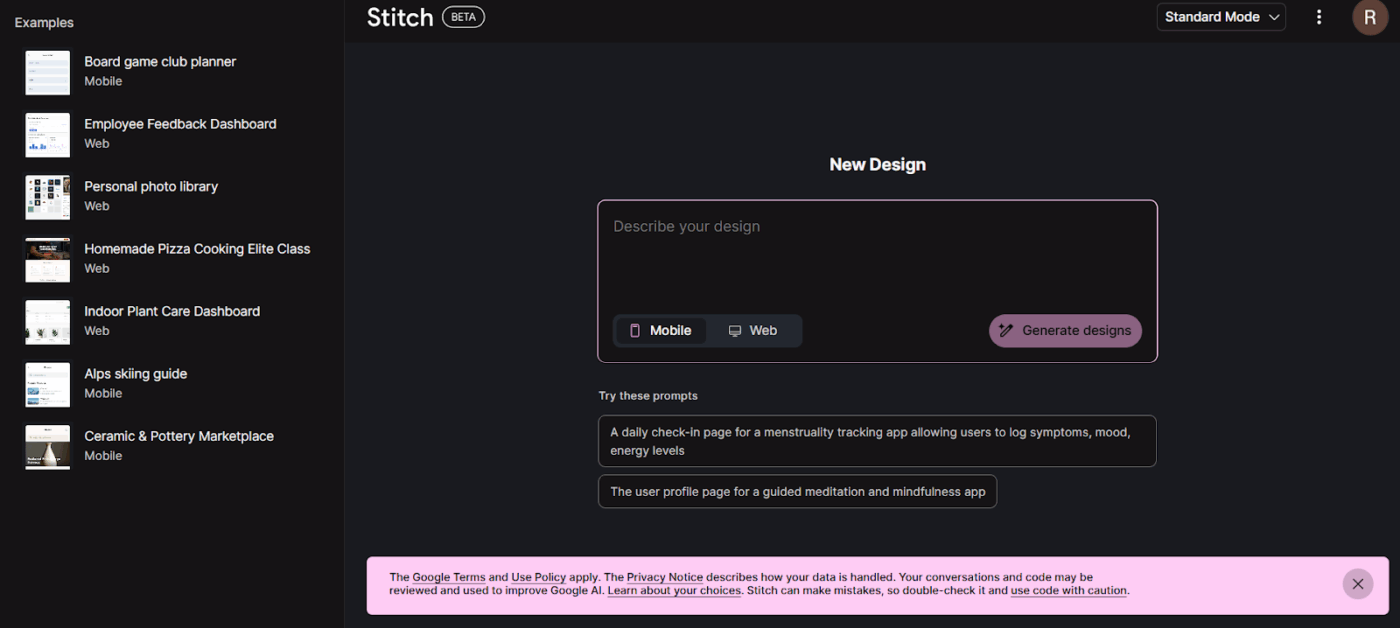 Galileo AI (Best for generating UI layouts from text prompts)_ai agents for designers