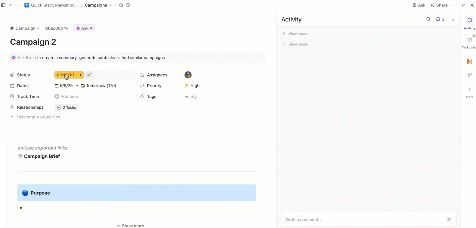 ClickUp Automation: Best marketing automation software for your marketing and sales efforts