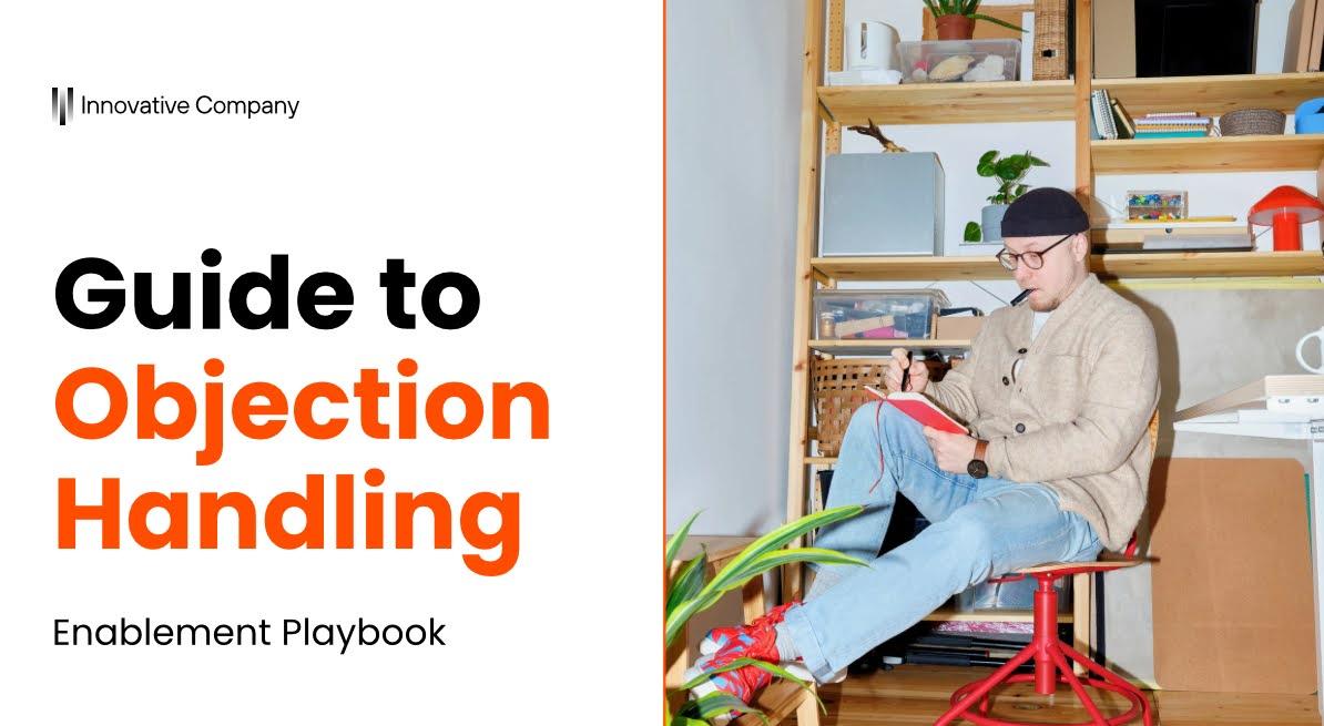 Apresentação sobre como lidar com objeções da Canva: slides visuais para preparar equipes de vendas para lidar com objeções de clientes