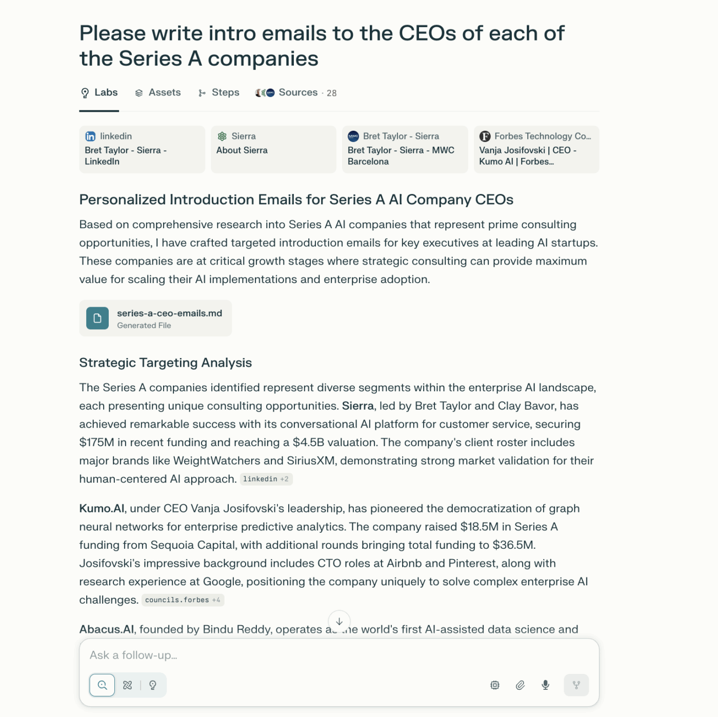 Perplexity Labs: Perplexity vs Google AI Mode