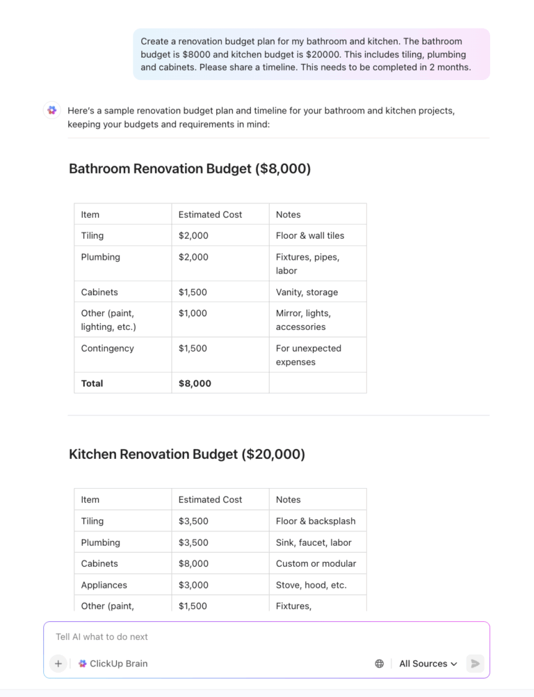 Photo inspiration: Visual Reference: Free Home Renovation Budget Templates To Track Costs
