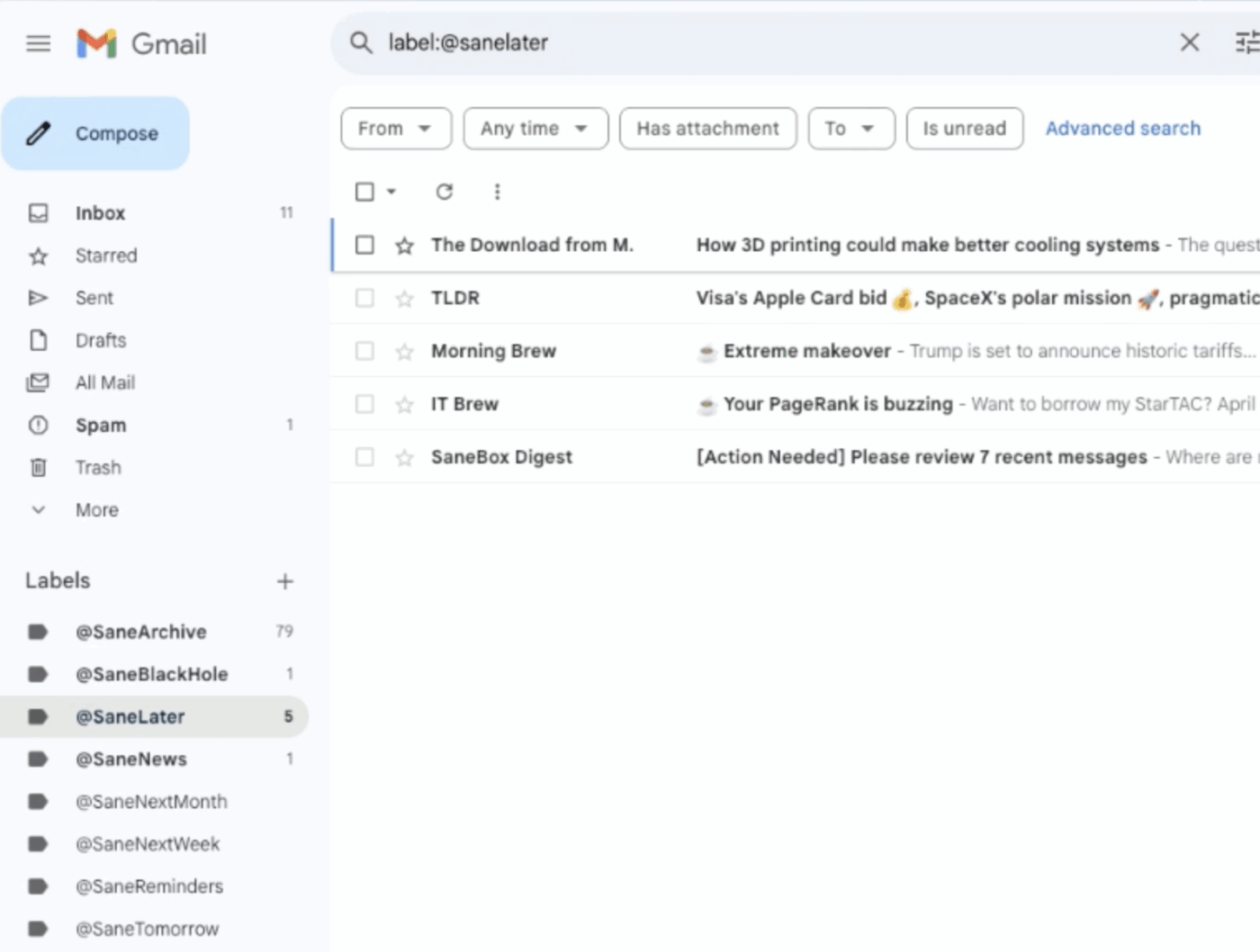 Sanebox_AI email assistant