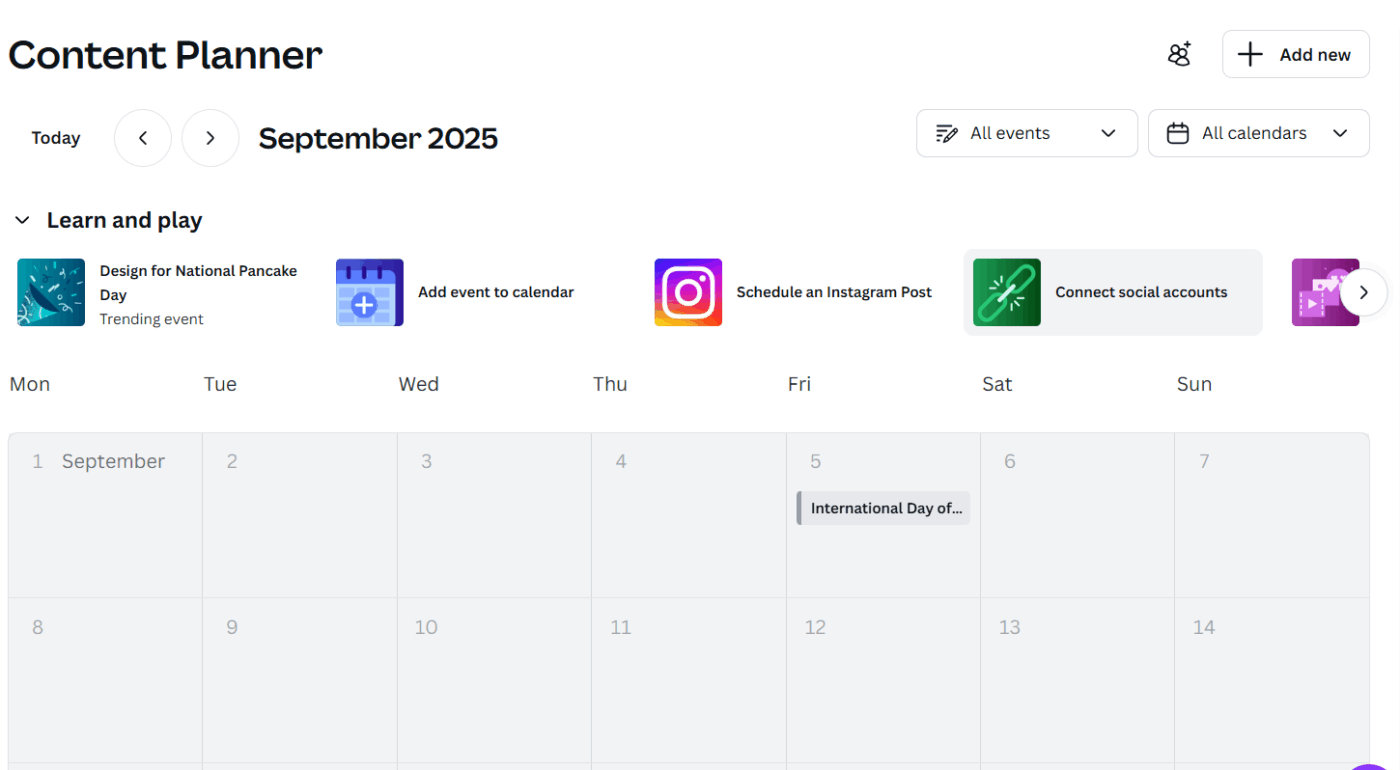 Step 2: Connect your social media accounts