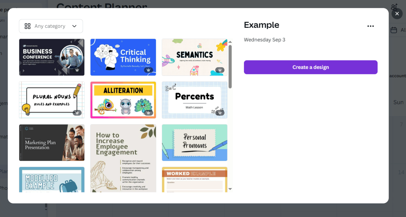 Step 3: Choose or create your design