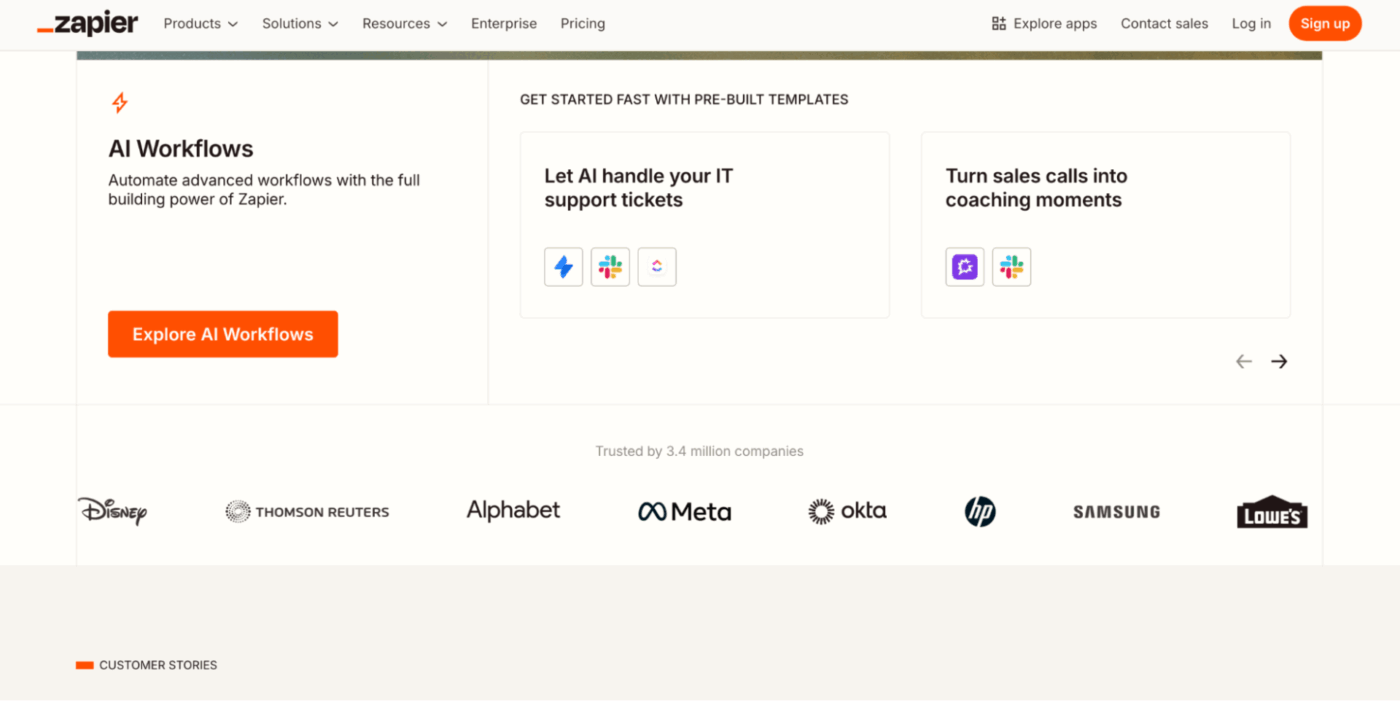 Zapier Dashboard