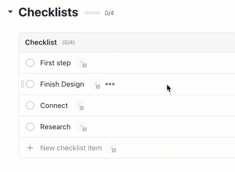 ClickUp Task Checklists: Update patient checklists as and when updates happen