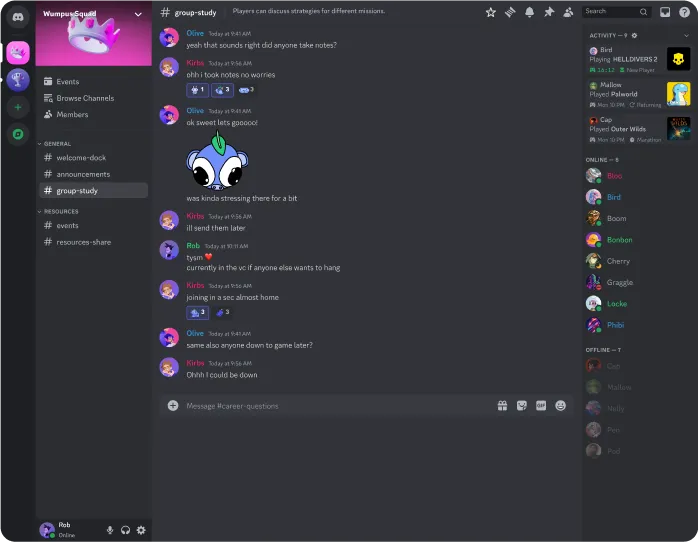 Discord: GroupMe alternative