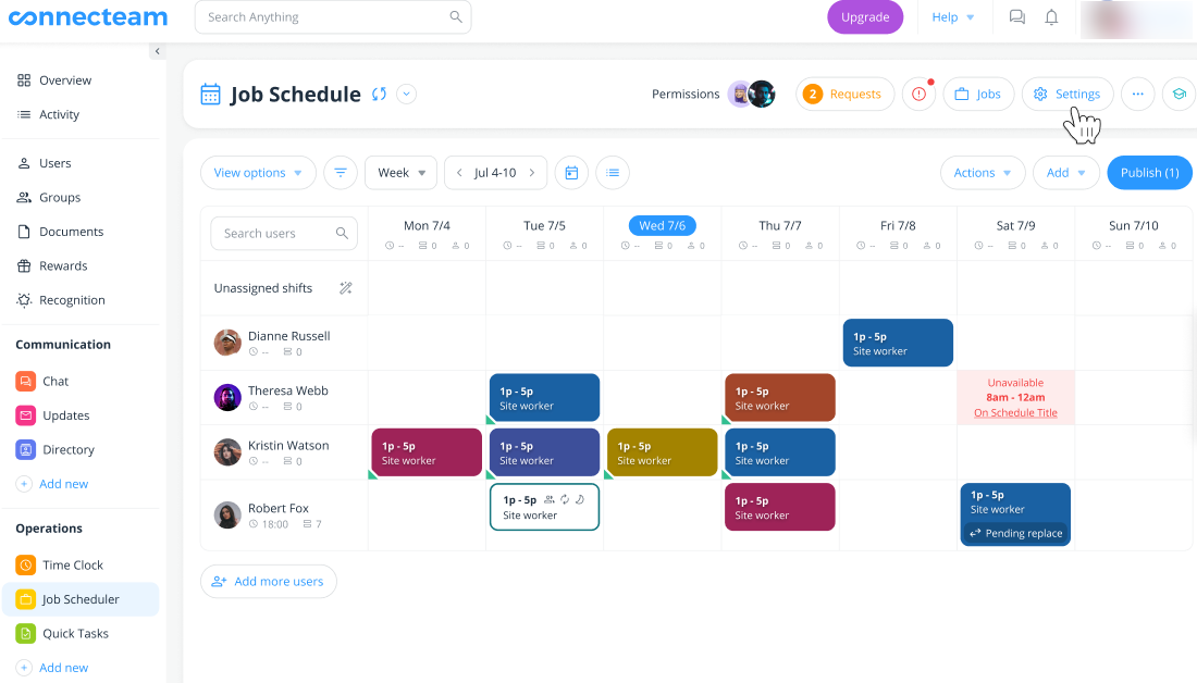 Connecteam: Employee training tracker