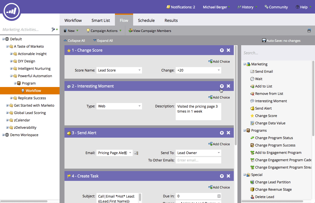 Marketo: Email marketing platform with customer relationship management