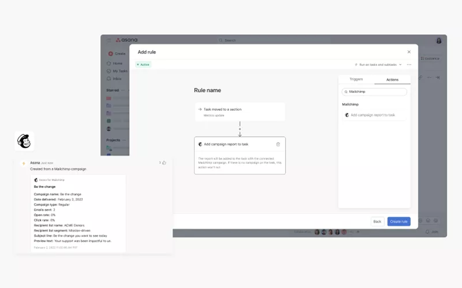 Asana Email Marketing Calendar Template: Asana Content Calendar Template