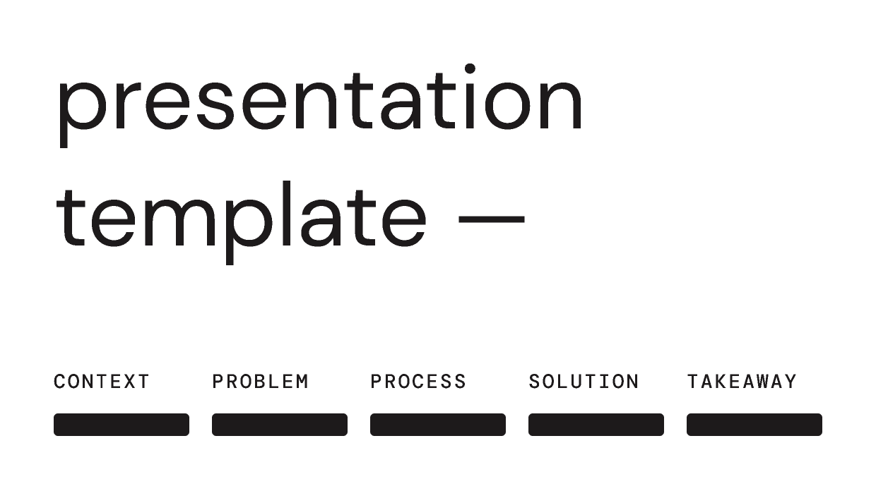 Case Study Presentation Template