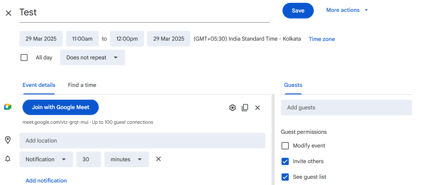 Edit event- How to Manage Event
