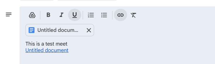 Including necessary attachment- Scheduling meetings