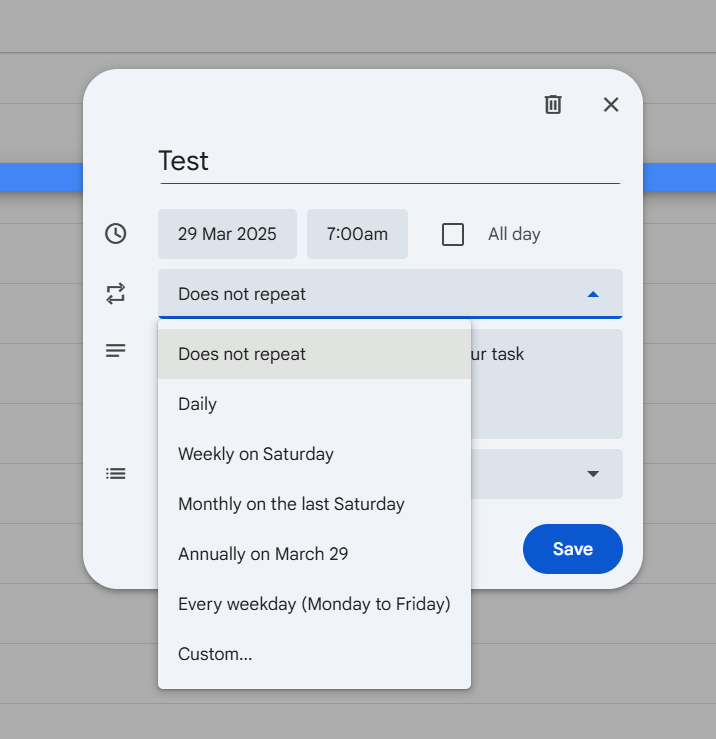 Modifying a Task - How to add, modify, and track tasks