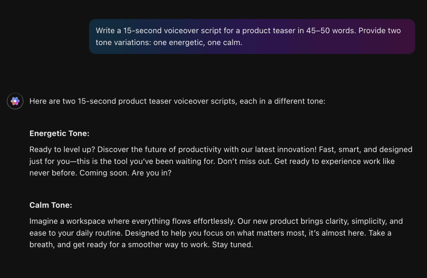 The ClickUp Brain dashboard unifies ideation, writing, and visual tools—so every creative step, from script to storyboard, happens in one place.
