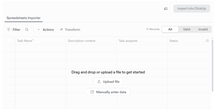 How to Import a Spreadsheet into ClickUp (With Examples)