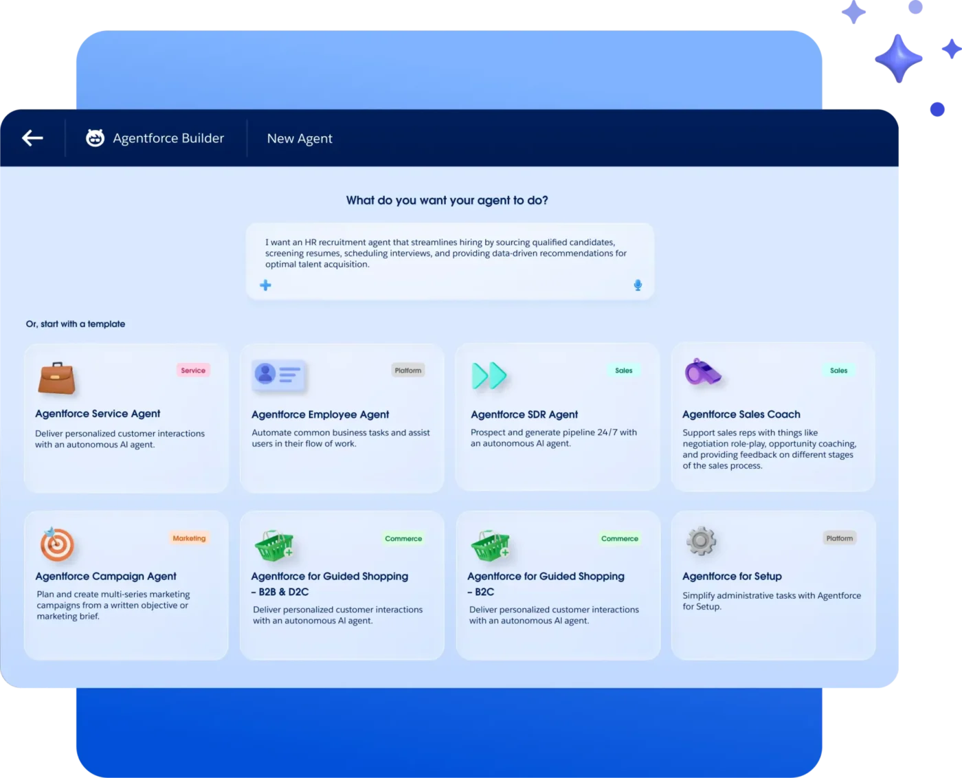 agentforce agent builder