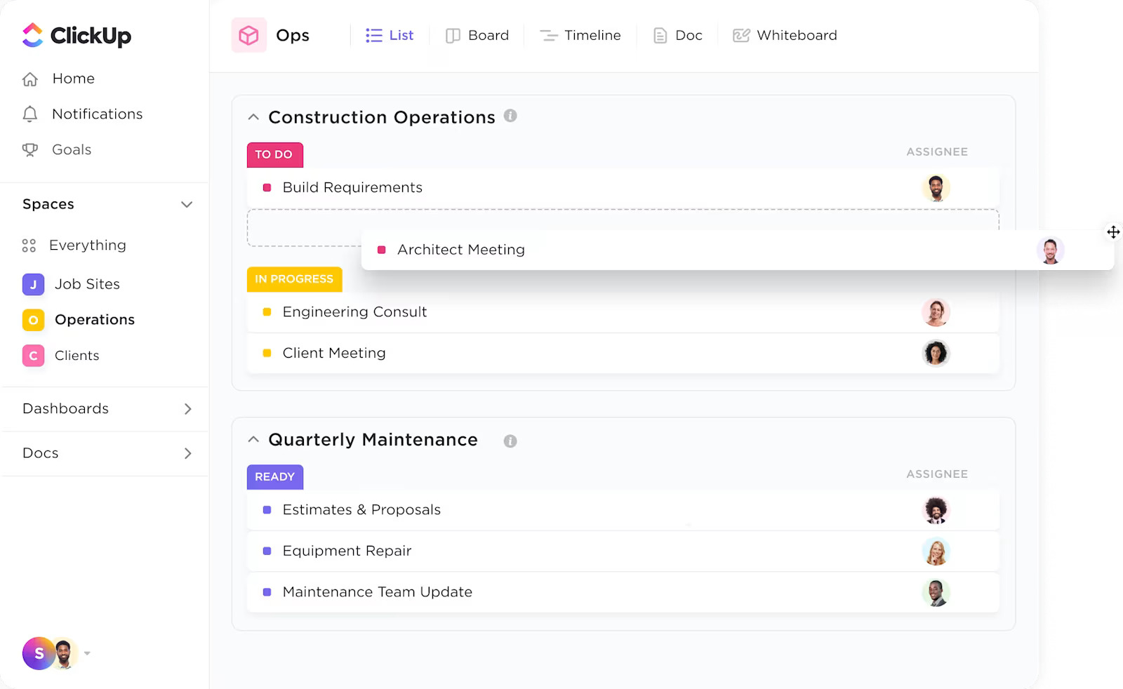 Construction Management List