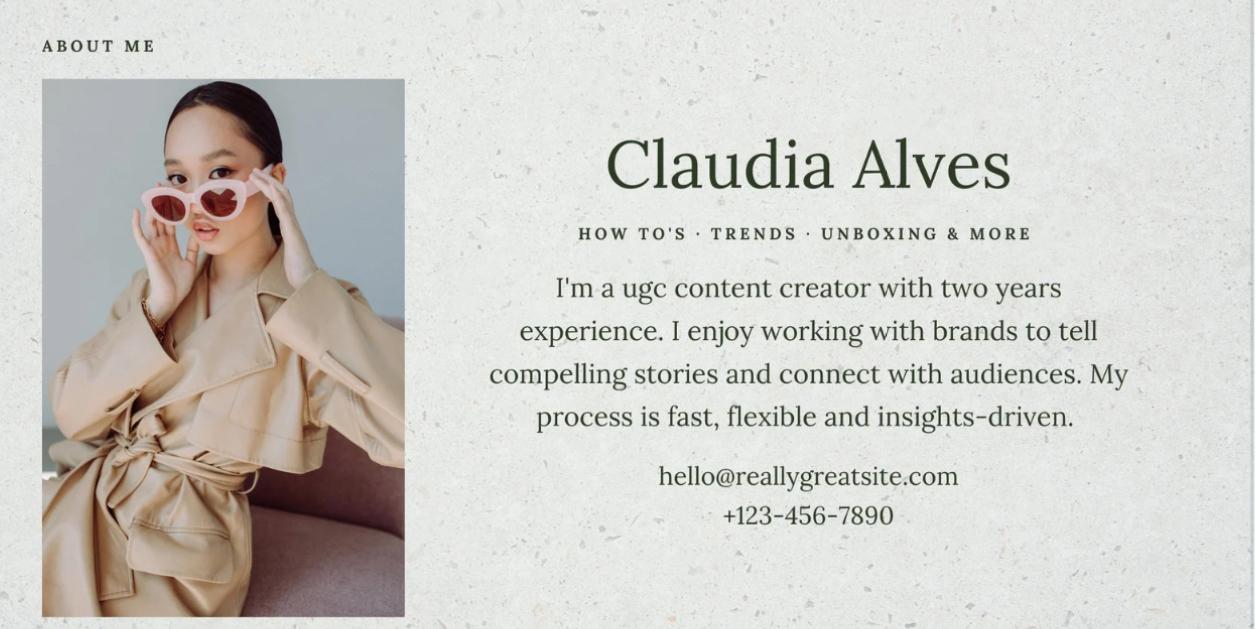 Canva-mall för marknadsföringsportfölj: Ge din portfölj liv och variation