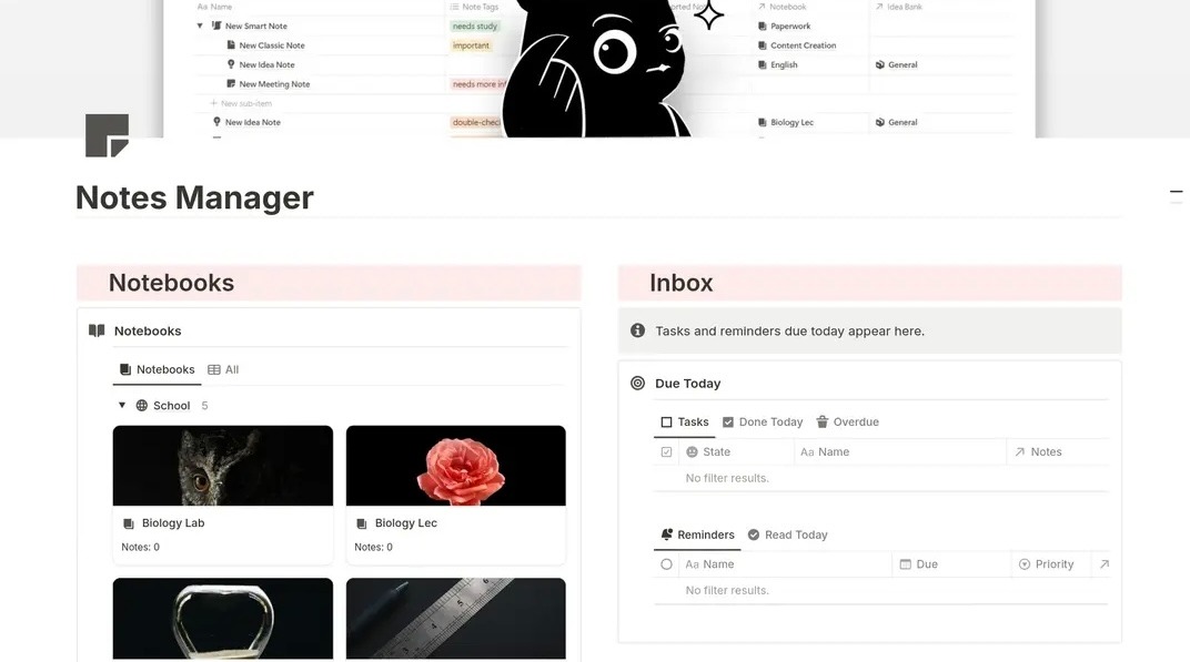 Notion Template for Personal Knowledge Management: Keep all your notes structured, searchable, and easy to reference