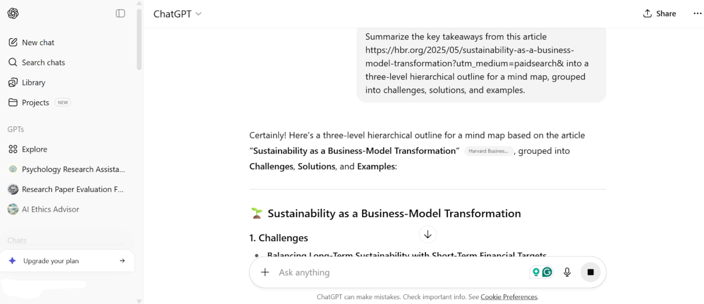 MD file and structured text creation with ChatGPT