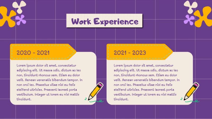 Canva-mall för marknadsföringsportfölj med minimalistiska men lekfulla element