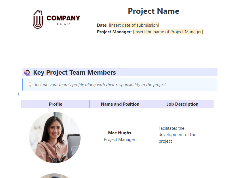 ClickUp Documentation Template: Streamline creating content, ensuring future reference and reducing risk of forgotten info
