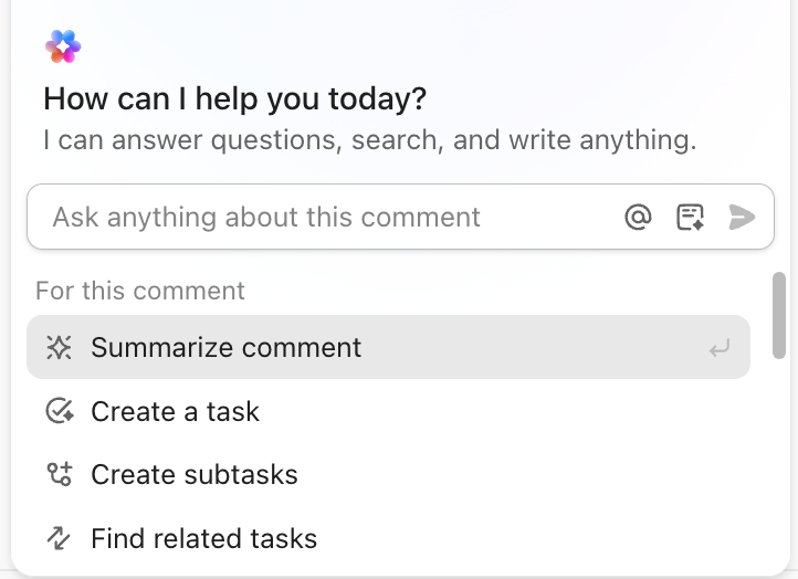 ClickUp Brain : AI Prompting Techniques