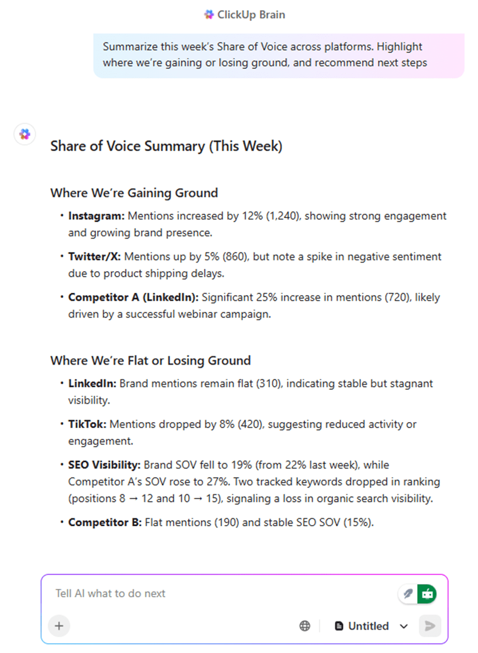 Generate summaries or a list of action items from the meeting transcript