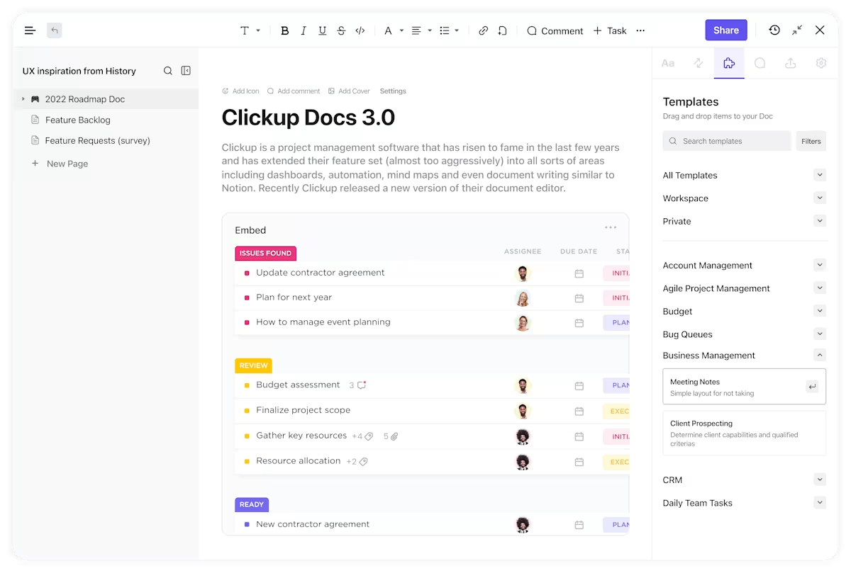 StoryChief alternatives: Create content documentation, briefs, and style guides for future review