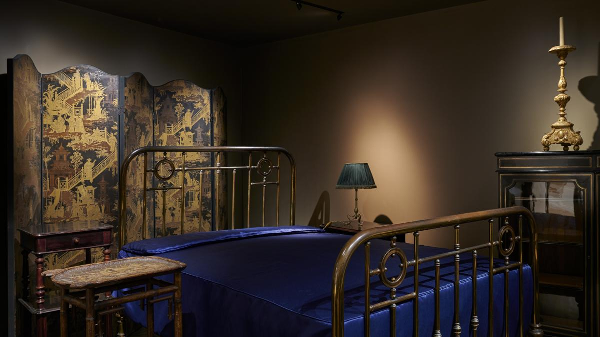 Recreation of Proust’s bedroom