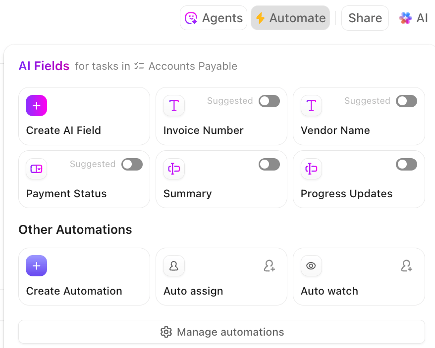 ClickUp Automations: Avoid the future cost of new debt with automated regular code reviews