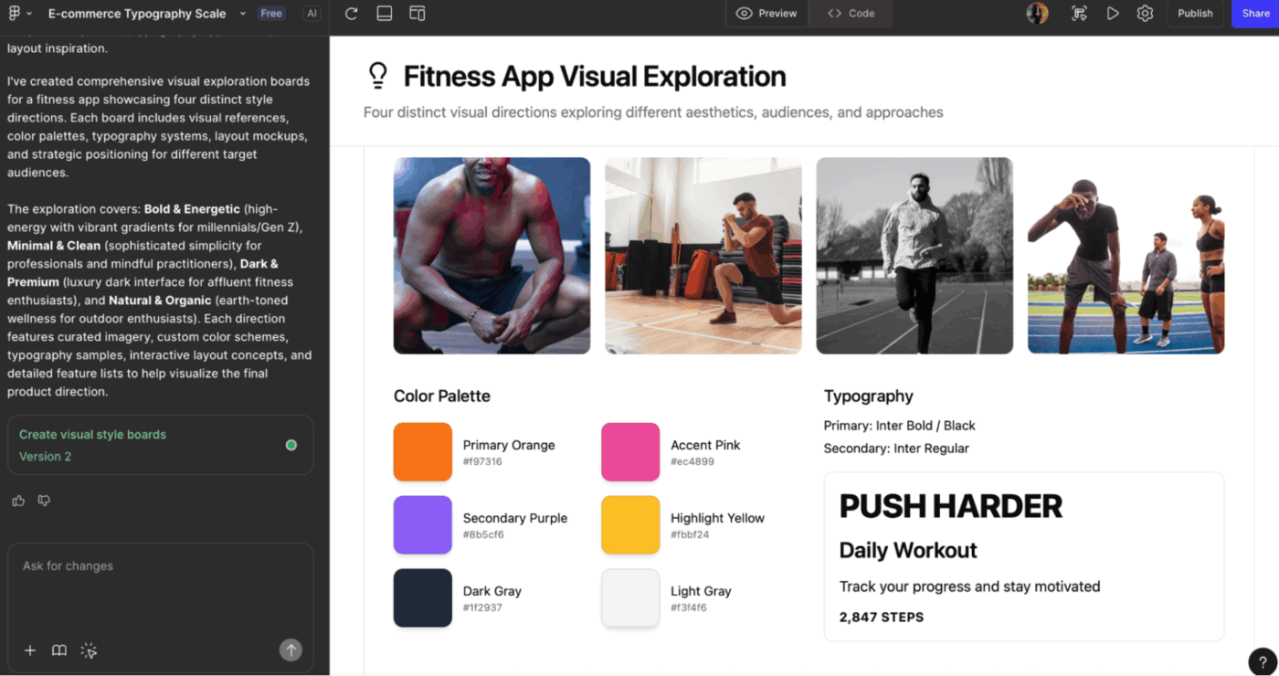 Figma AI prompts for designing from scratch