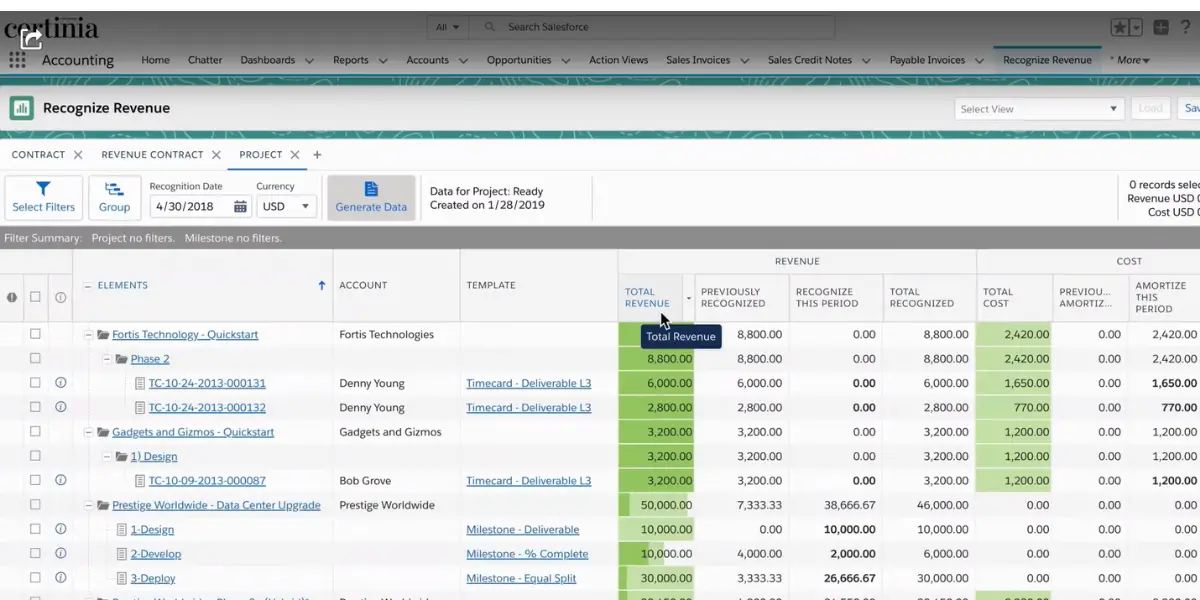 Certinia- Sage Intacct Alternatives