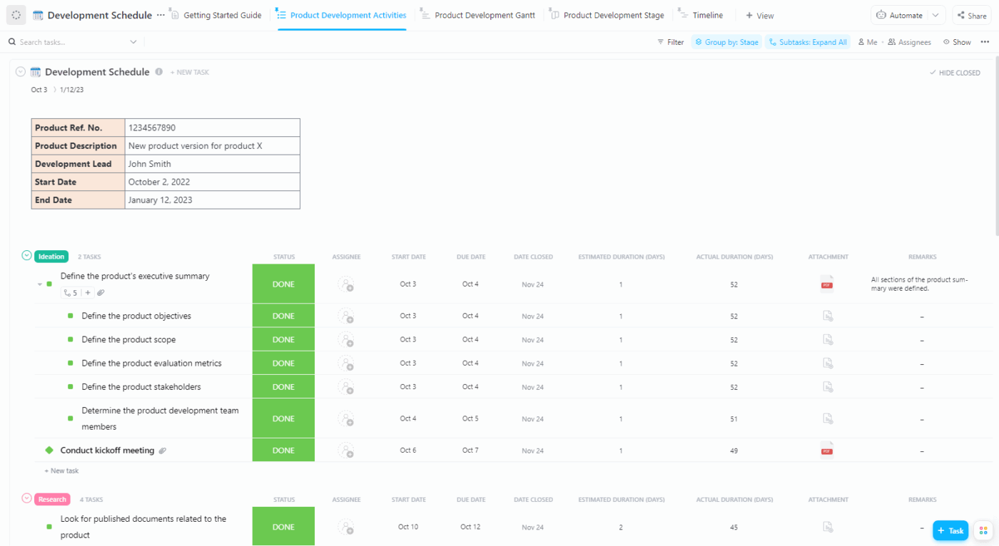 ClickUp-Development-Schedule-Template