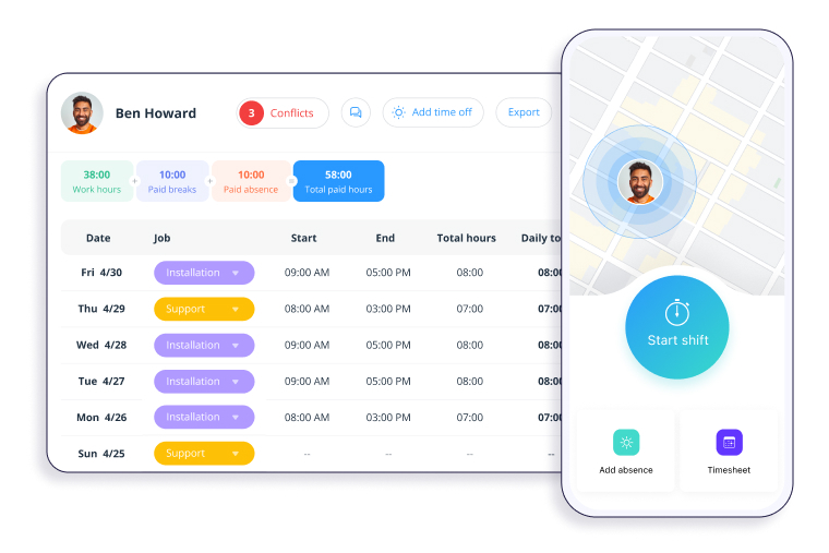Connecteam: Mobile-first workforce app for scheduling time tracking forms and team communication integrated platform