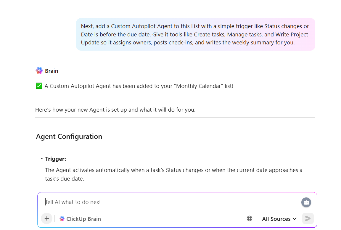 Custom Autopilot Agent