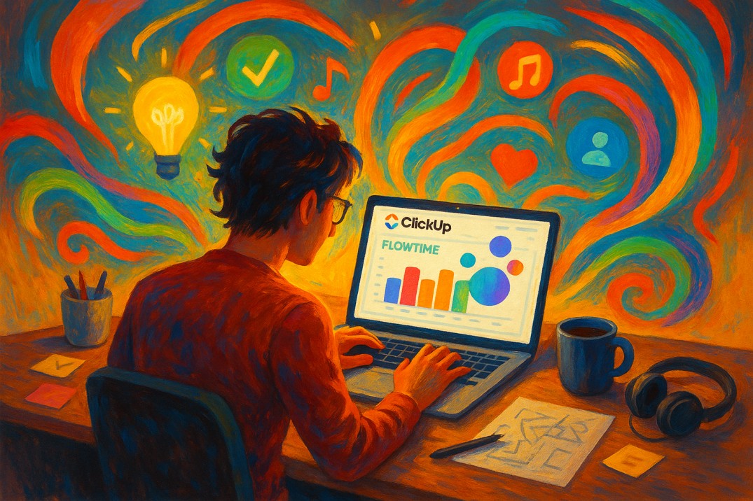 Using ClickUp for Flowtime: Track, analyze, and optimize your deep work sessions