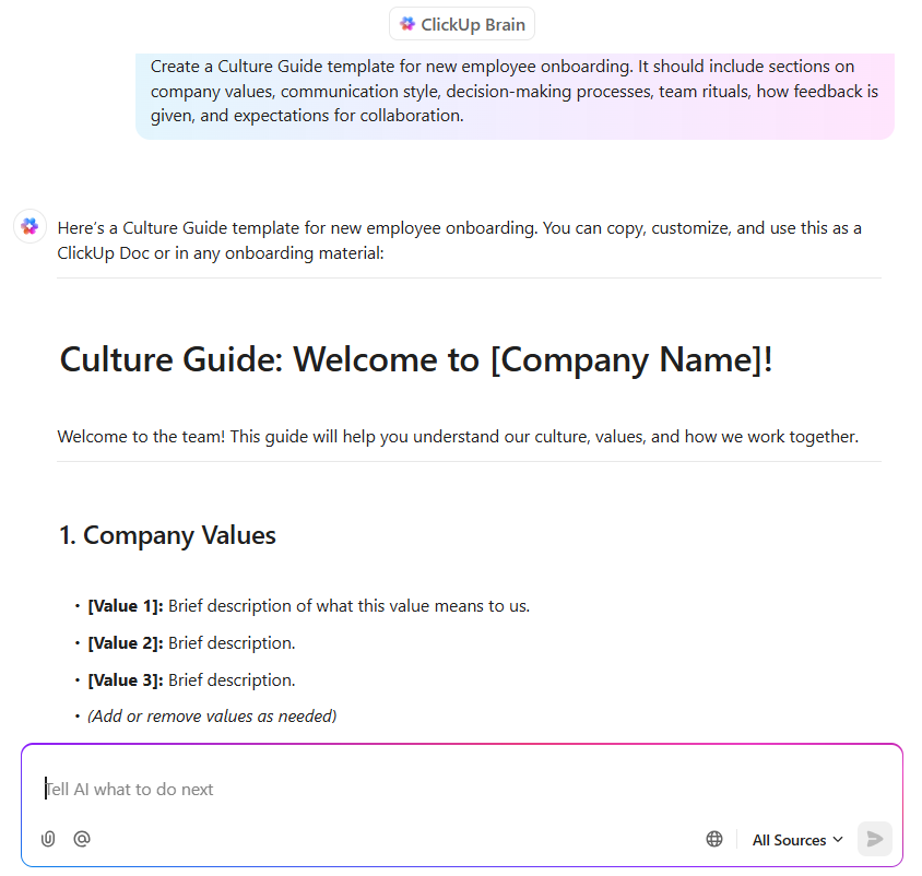 ClickUp Brain: Skip the manual work with AI assistance for your business