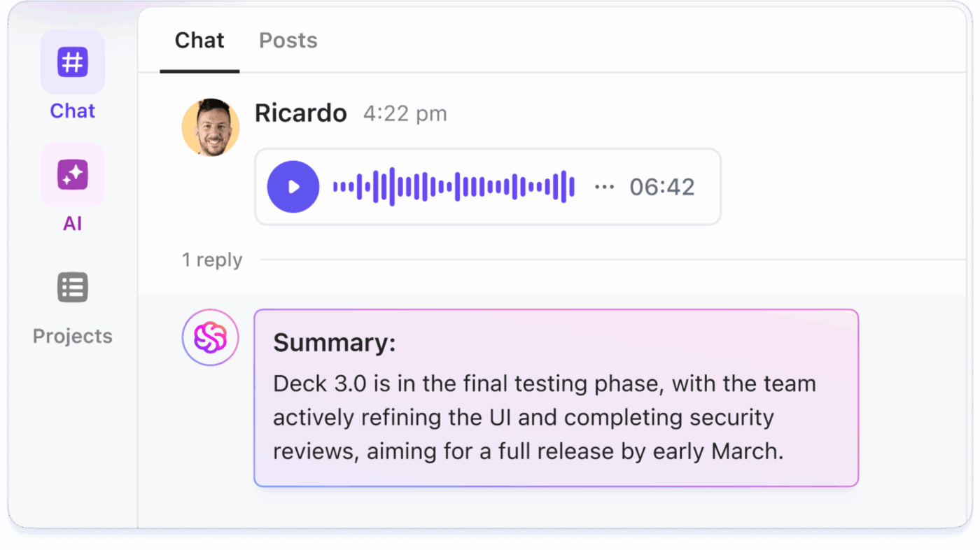 ClickUp Clips: Get instant summaries powered by how ClickUp uses ClickUp Brain to turn data into actionable insights